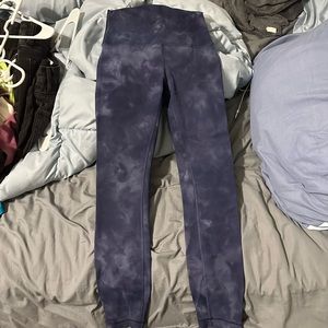 Lululemon Align High-Rise Tights 28, Blue and light blue, Lightly Won, Size 4